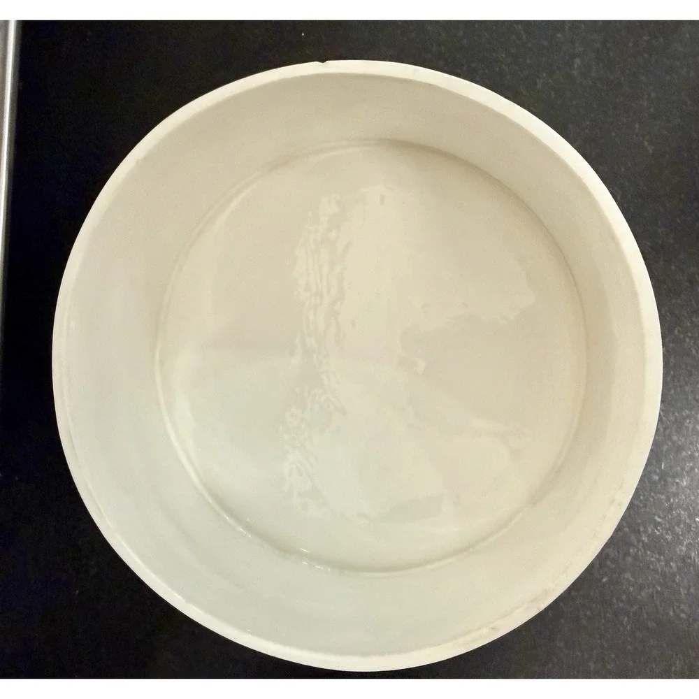 1960s Mottahedeh Italy Embossed Creamware Casserole Bowl with Sea Shell Lid #30